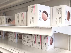 Tache Pharmacy Pessaries on shelf