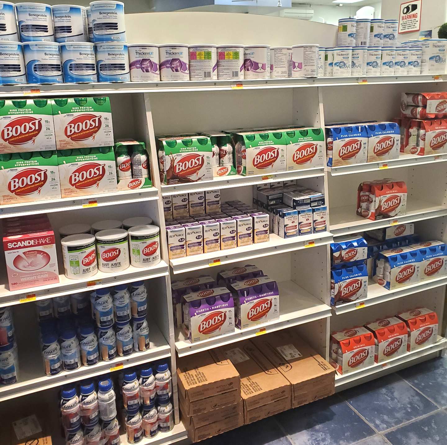 Nutritional Drinks Boost, Ensure & Resource Tache Pharmacy