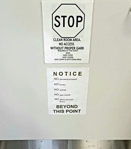 Clean Room Rules Sign