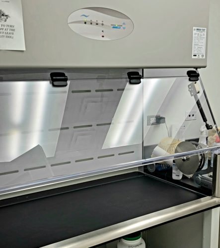 Inside the Clean Room Hood